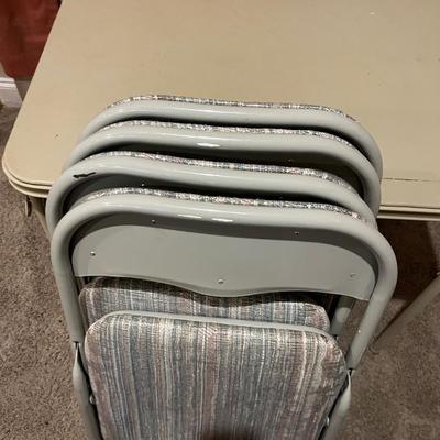 Cosco Folding Table & Four Folding Chairs (T2-MG)