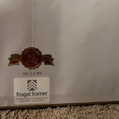 Two Framed North Carolina Maps (T2-MG)