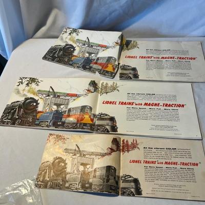1950’s Train Brochures, Post Card, Timetables & More (LR-RG)