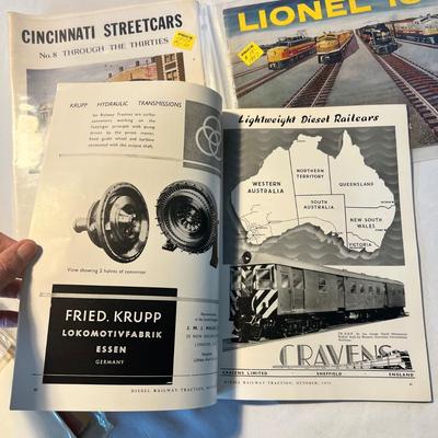 1950’s Train Brochures, Post Card, Timetables & More (LR-RG)