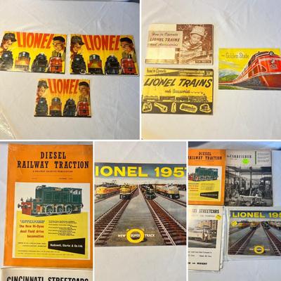 1950’s Train Brochures, Post Card, Timetables & More (LR-RG)
