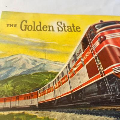 1950’s Train Brochures, Post Card, Timetables & More (LR-RG)