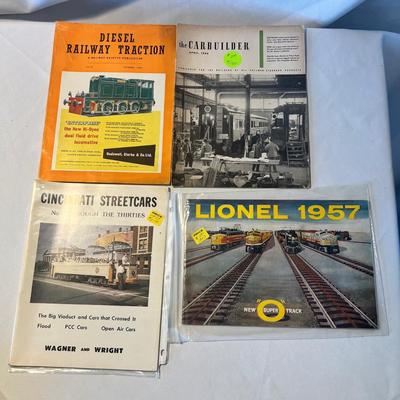 1950’s Train Brochures, Post Card, Timetables & More (LR-RG)