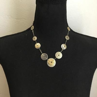 Beautiful Napier, necklace, gold and silver toned