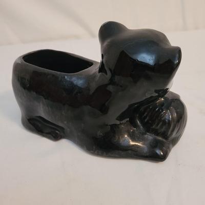 Two McCoy USA #348A Kitten Planters (LR-EL)
