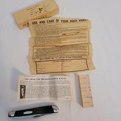 Old Timer and Buck Vintage Folding Knives (FE-EL)