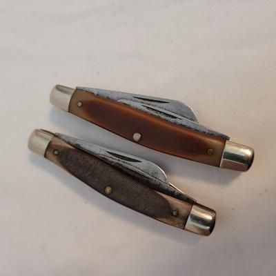 Old Timer and Buck Vintage Folding Knives (FE-EL)