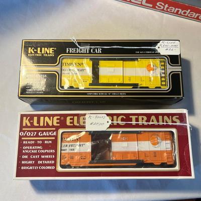 Fairfield Farms Milk Car & More O Scale Lionel & K-Line Box Cars Etc (LR-RG)