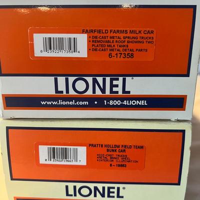 Fairfield Farms Milk Car & More O Scale Lionel & K-Line Box Cars Etc (LR-RG)