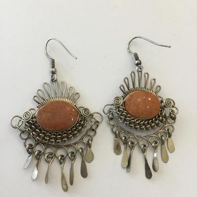 Beautiful, vintage, ethnic dangle earrings