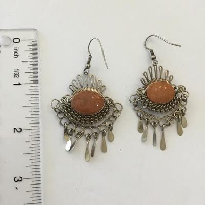 Beautiful, vintage, ethnic dangle earrings