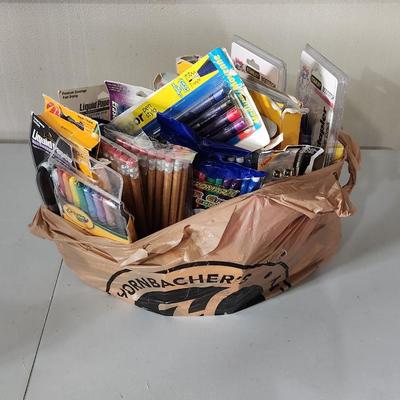 Sale Photo Thumbnail #216: Huge New Marker Pen and Pencil lot
Two bags full most/all brand new and unopened. 

Will receive everything pictured
