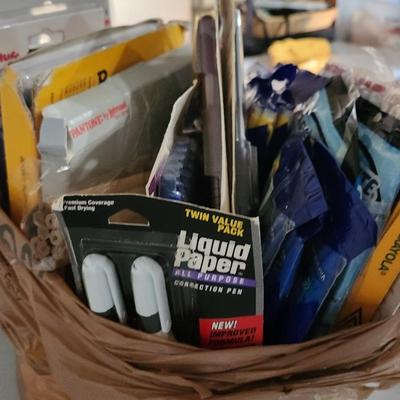 Sale Photo Thumbnail #219: Huge New Marker Pen and Pencil lot
Two bags full most/all brand new and unopened. 

Will receive everything pictured