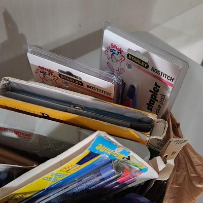 Sale Photo Thumbnail #218: Huge New Marker Pen and Pencil lot
Two bags full most/all brand new and unopened. 

Will receive everything pictured