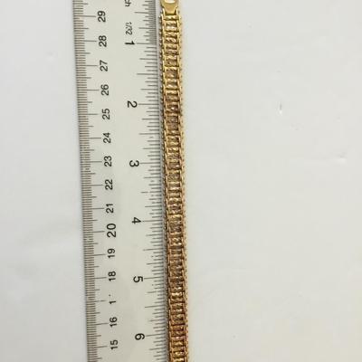 Vintage gold tone bracelet