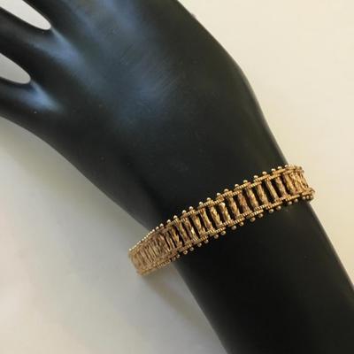 Vintage gold tone bracelet