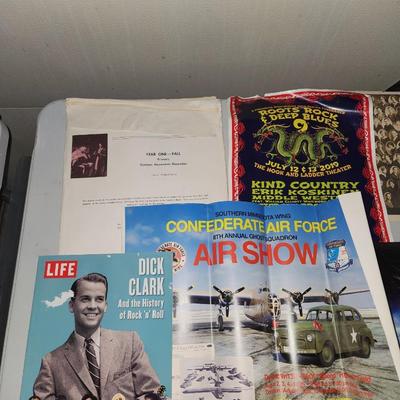 Sale Photo Thumbnail #232: Vintage Poster and Magazine lot also a transformers lithograph.
Will receive everything pictured