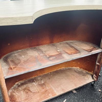 Mid Century Bar Console with inside Storage