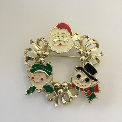 Cute Christmas brooch
