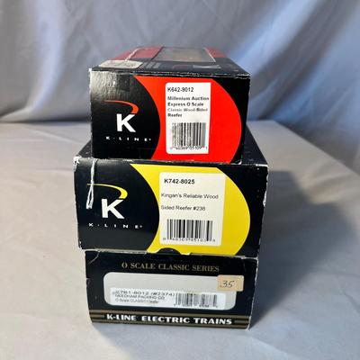 Reefer O Scale Cars - Lionel, Williams, K-Line & More (LR-RG)