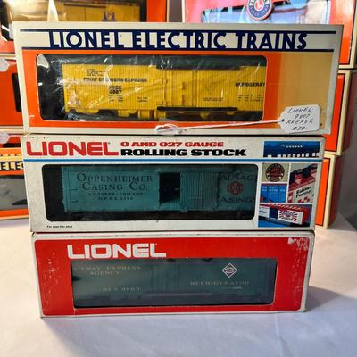 Reefer O Scale Cars - Lionel, Williams, K-Line & More (LR-RG)