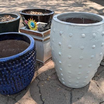 Large garden ceramic pots