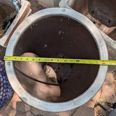 Large garden ceramic pots