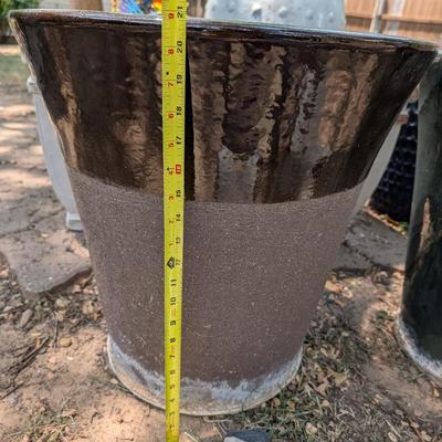 Large garden ceramic pots