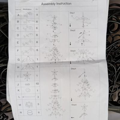 Christmas tree metal