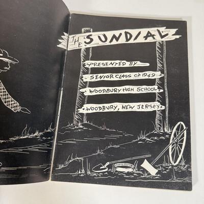 LOT 8D: 1949-1950s "The Sun Dial" Woodbury High School Yearbooks