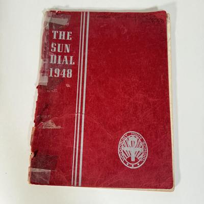 LOT 8D: 1949-1950s "The Sun Dial" Woodbury High School Yearbooks