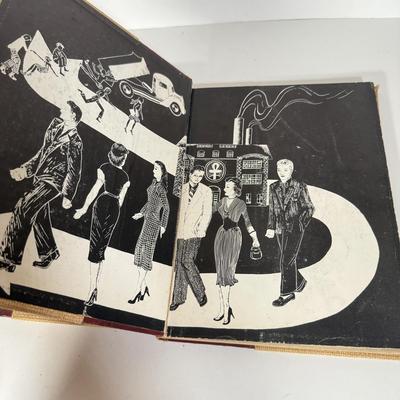 LOT 8D: 1949-1950s "The Sun Dial" Woodbury High School Yearbooks