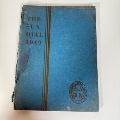 LOT 8D: 1949-1950s "The Sun Dial" Woodbury High School Yearbooks