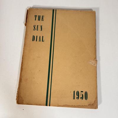 LOT 8D: 1949-1950s "The Sun Dial" Woodbury High School Yearbooks