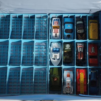 LOT 58L: Vintage Toy Cars with Matchbox Carrying Case and More