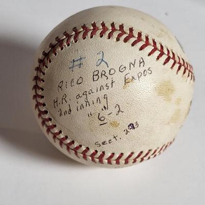 LOT 59L: Vintage Philadelphia Phillies Lot Including MLB Baseball, Autographed Ball, Larry Bowa Bobblehead and More