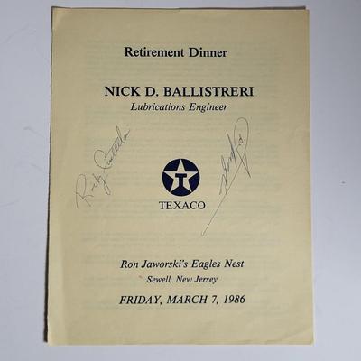 LOT 61L: Vintage 1964 Barbers Journal Magazine and Autographs