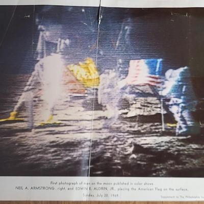 LOT 62L: Original Vintage Collection from 1960's of JFK Assassination and Moon Landing