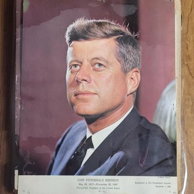 LOT 62L: Original Vintage Collection from 1960's of JFK Assassination and Moon Landing