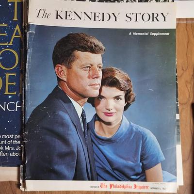 LOT 62L: Original Vintage Collection from 1960's of JFK Assassination and Moon Landing