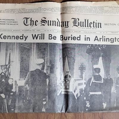 LOT 62L: Original Vintage Collection from 1960's of JFK Assassination and Moon Landing