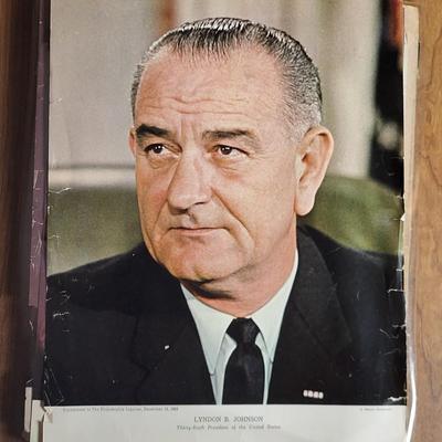 LOT 62L: Original Vintage Collection from 1960's of JFK Assassination and Moon Landing