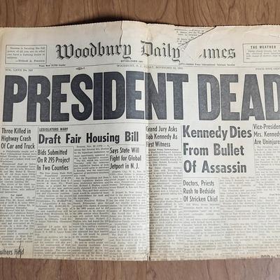 LOT 62L: Original Vintage Collection from 1960's of JFK Assassination and Moon Landing