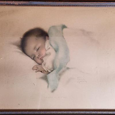 LOT 65X: Early 20th Century Framed Artwork of Children by Bessie Pease Gutmann