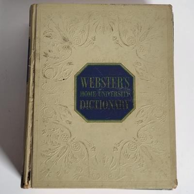 LOT 66L: 19th and 20th Century Antique Books Including Winston and Webster Dictionaries and More