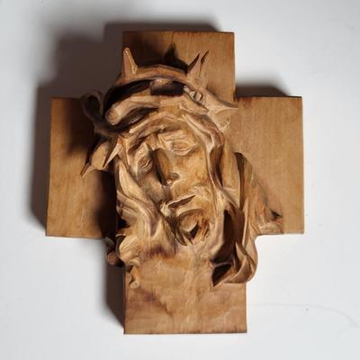 LOT 68L: Collection of Religious Items Including Holy Bible, Jesus Framed Painting and More
