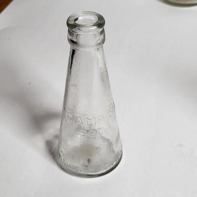 LOT 71L: Collection of Antique Glass Bottles Including Milk, Wine, Coca-Cola Bottles and More