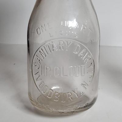 LOT 71L: Collection of Antique Glass Bottles Including Milk, Wine, Coca-Cola Bottles and More