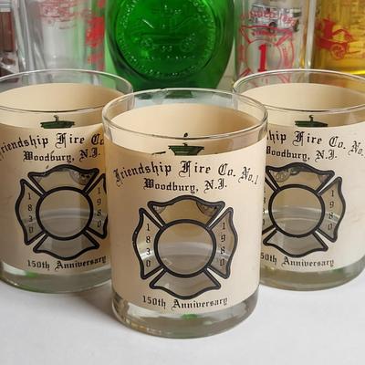 LOT 72L: Vintage Collection of Various Local Items Featuring Woodbury Fire Companies and More