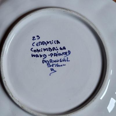 LOT 73X: Assortment of Decorative Hand Painted Plates and Kitchen Items Made in Portugal, Greece and More